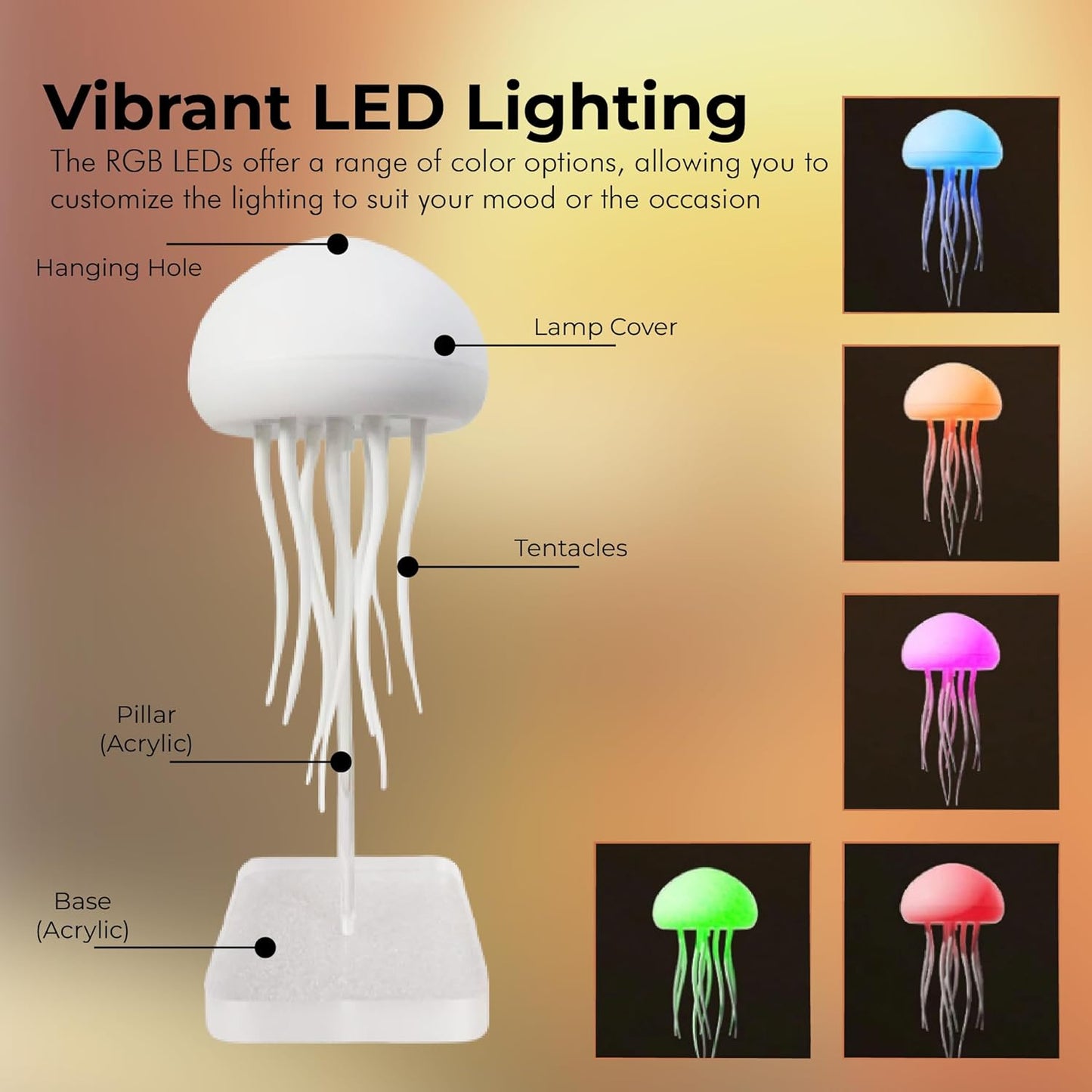Floating Jellyfish Lamp